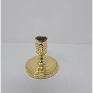 Vintage Baldwin Brass Candlestick Holder Candleholder 3" Console Colonial Taper